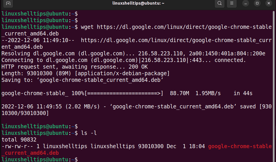 Wget Download Google Chrome