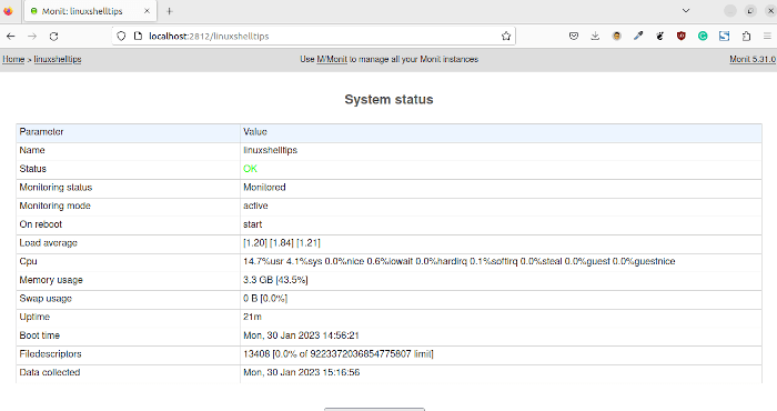 Check Linux System Status