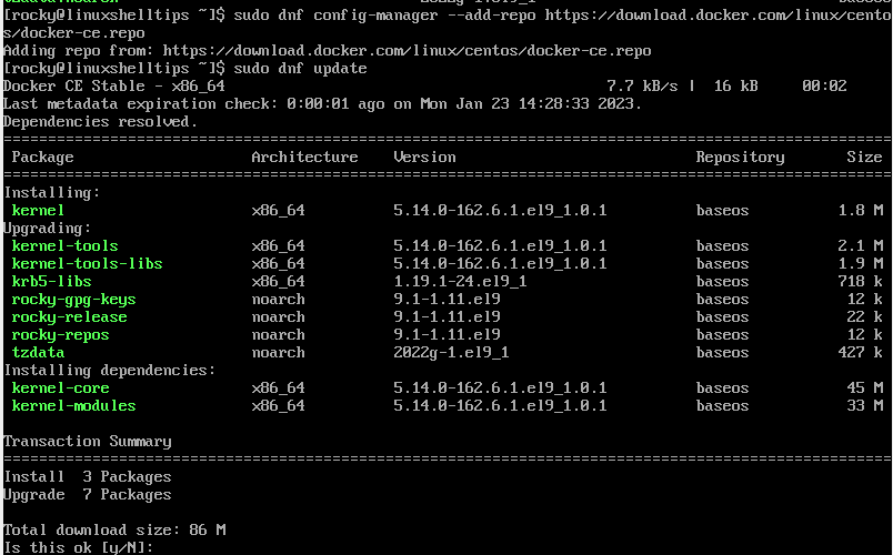 Install Docker Repository in Rocky Linux