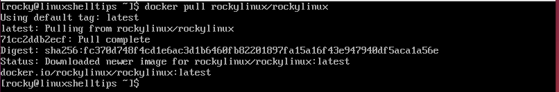Pull Rocky Linux Docker Image