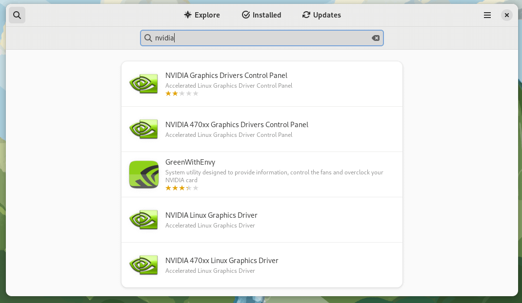 Search NVIDIA Drivers