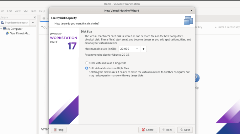 Set Virtual Machine Disk Size