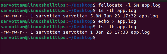 Truncate Logs In Linux