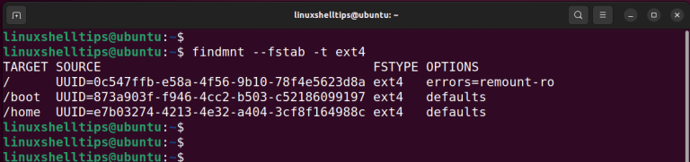4 Ways to List Mounted Partitions [File Systems] in Linux