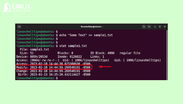 Check Linux File Creation Date