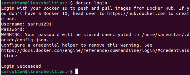 Docker Login