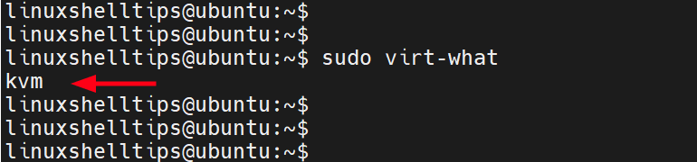 List Virtualization Type in Linux