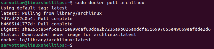 Pull Docker Image from Docker Hub