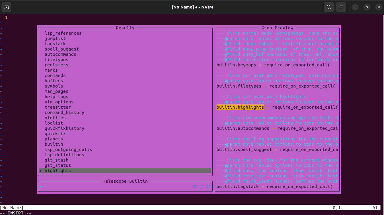 Run Telescope Plugin in NeoVim