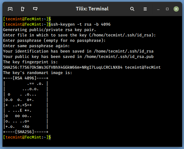 Create SSH Key Pair