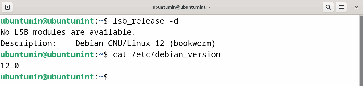 Check Debian 12 Details