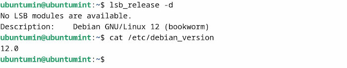 Check Debian 12 Version