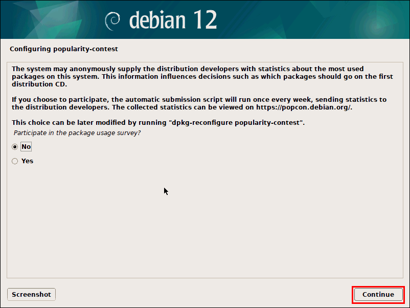 Debian Package Survey