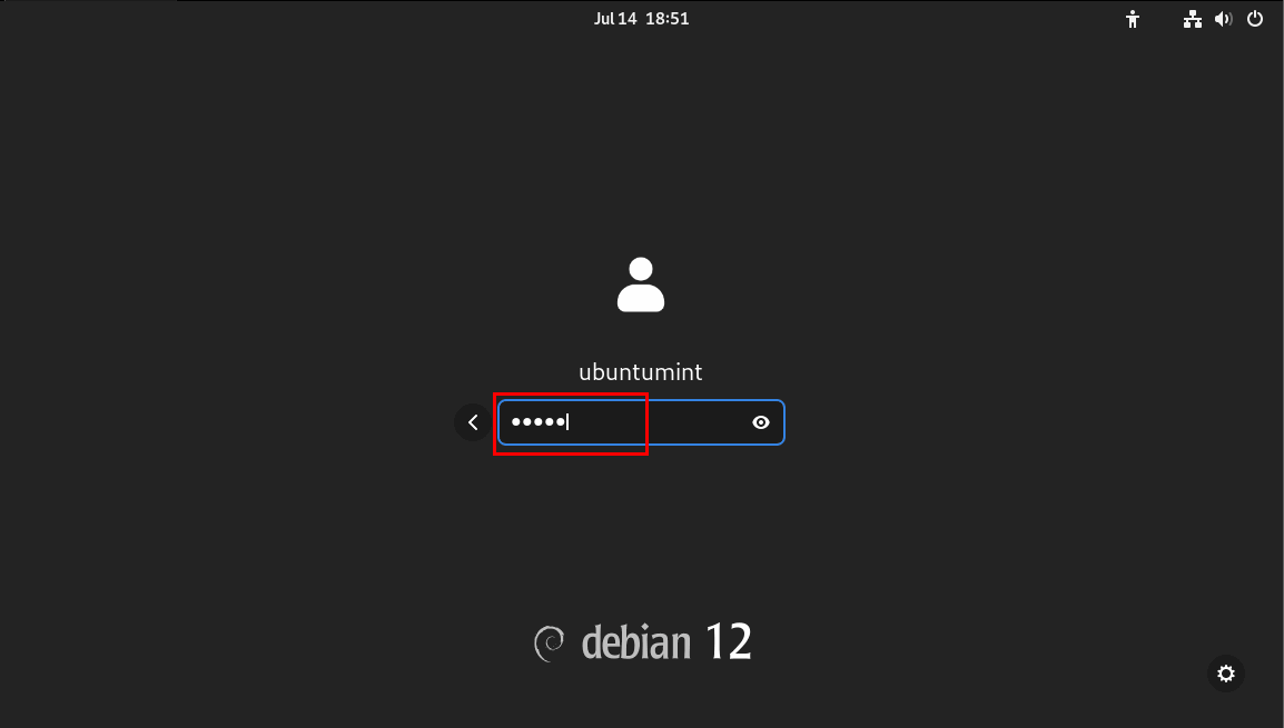 Debian User Login