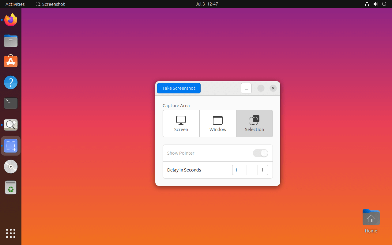 Gnome Screenshot