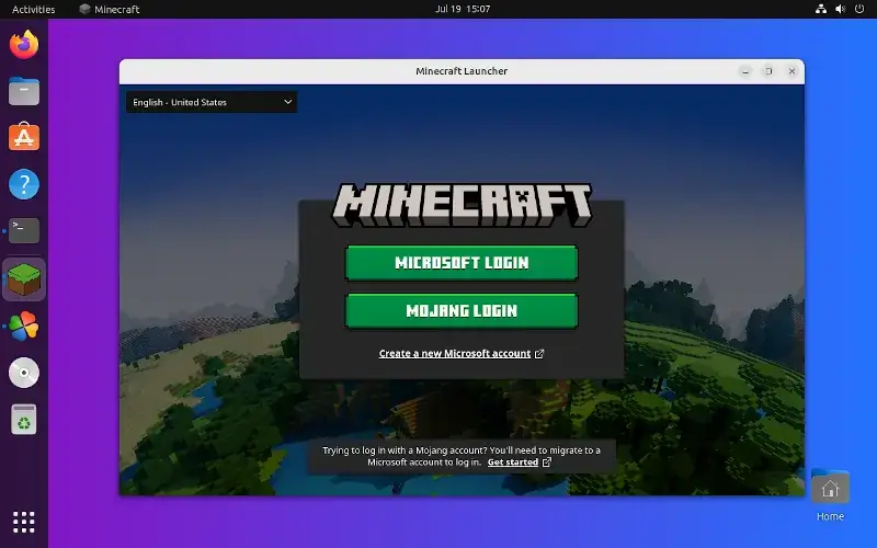 Install Minecraft in Ubuntu