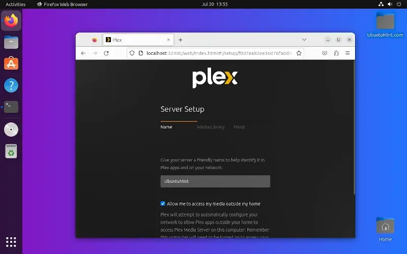 Plex Server Name