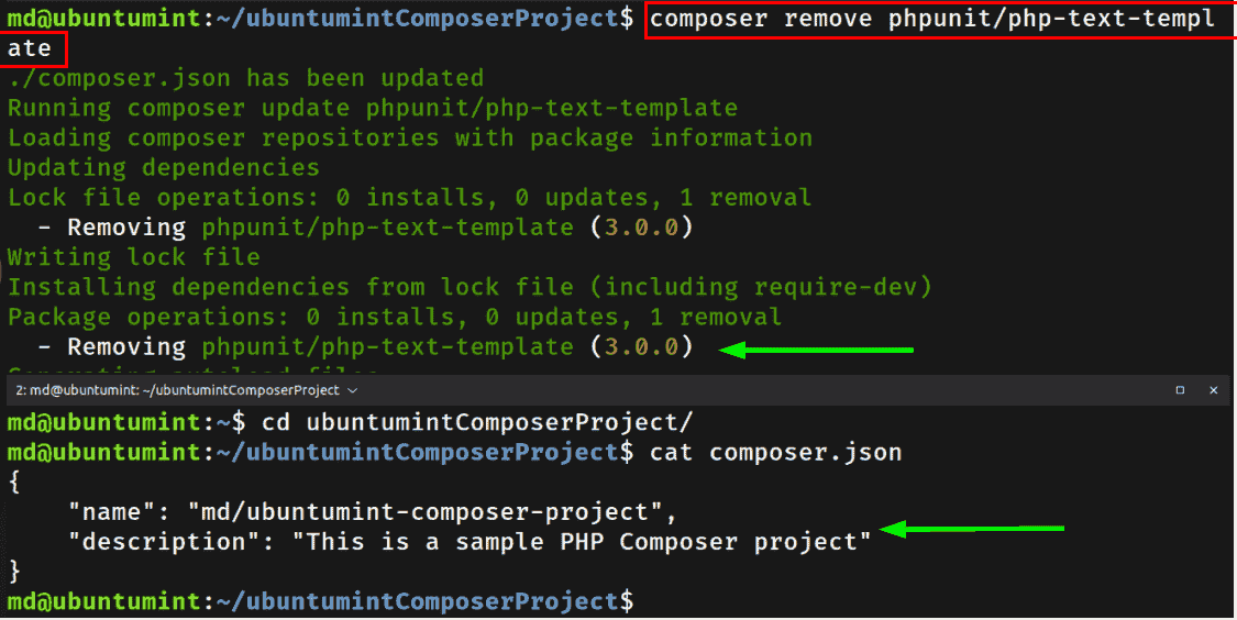 Remove Package Dependency for Project