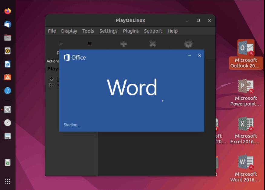 Running Microsoft Office in Ubuntu