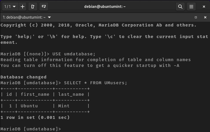 Check Data on Database