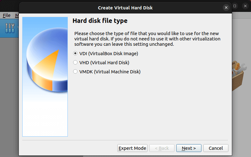 Choose Hard Drive Type