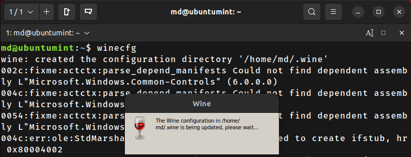 Configure Wine on Ubuntu