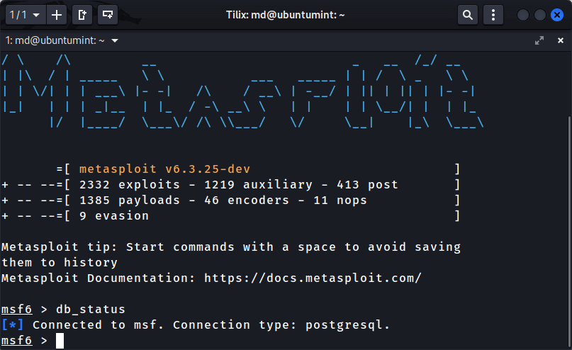Connect Metasploit Framework in Kali Linux