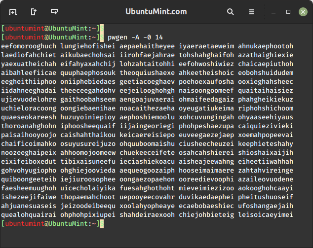 Create Passwords Without Captial Letters and Numbers