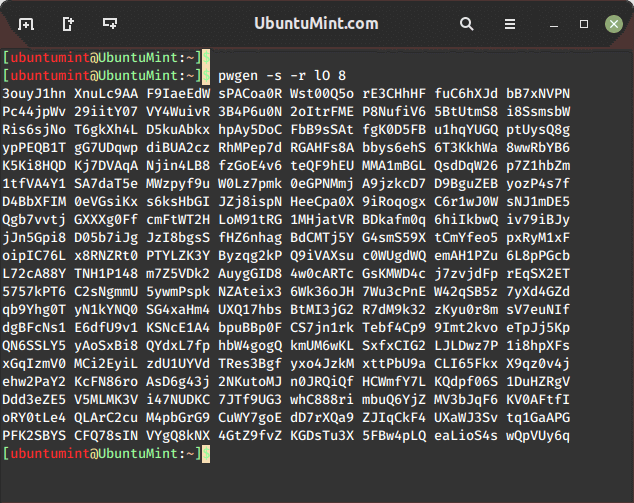 Create Passwords by Excluding Specific Letters