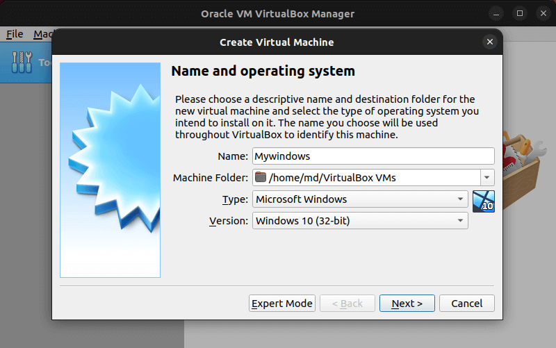 Create Windows VM in Ubuntu