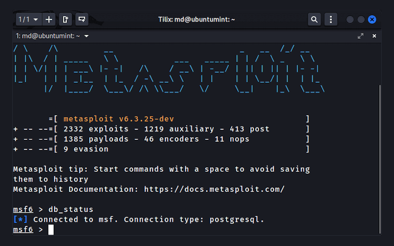 Install Metasploit on Kali Linux