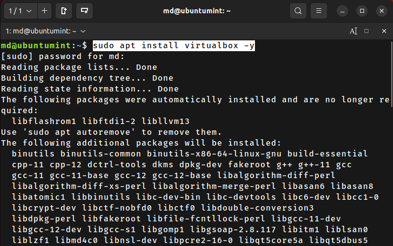 Install VirtualBox on Ubuntu