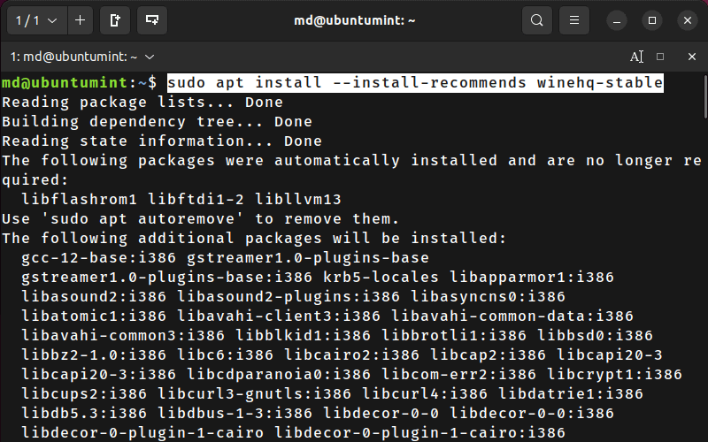 Install Wine on Ubuntu