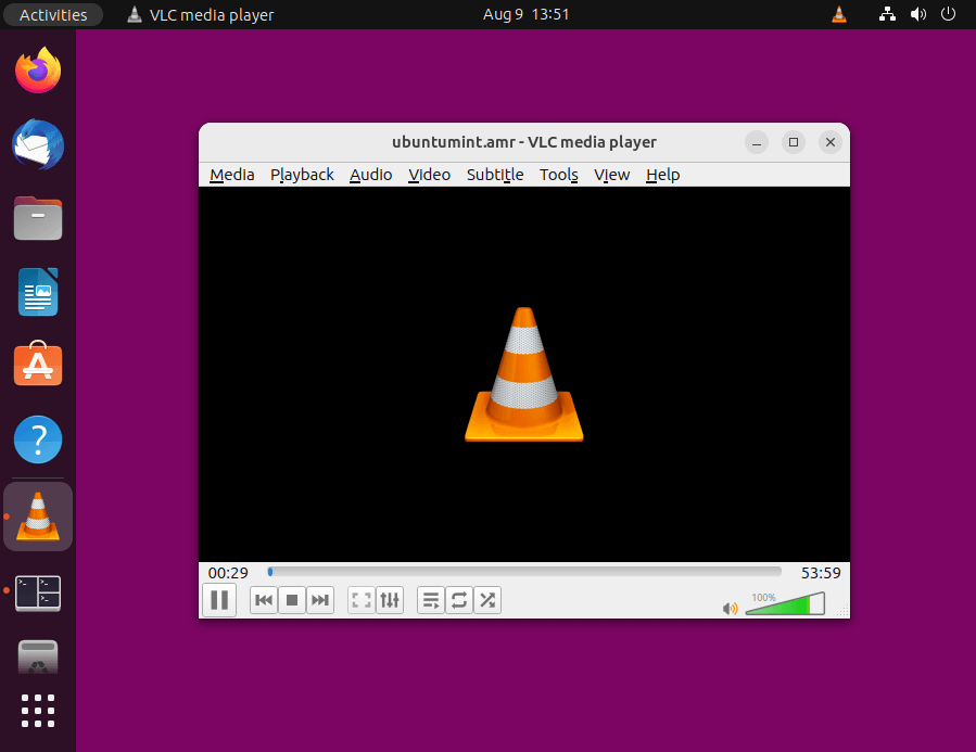 Play AMR Audio File Using VLC