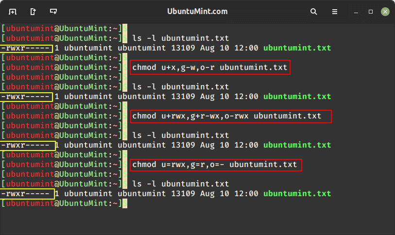 Set File Permissions in Linux