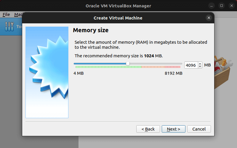 Set Windows VM Memory Size