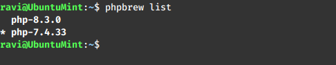 List PHP Installed Versions